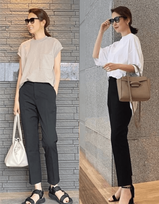 身材|50岁阿姨们这样穿真美,明明是简单基础的穿搭,看着却显贵还时髦