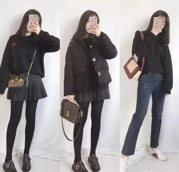 黑色|小个子冬日穿搭技巧：显高就要拉升腰线，轻松穿出高挑感