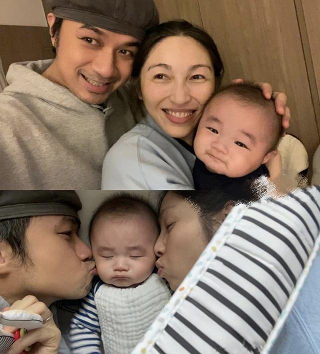 身材|48岁古巨基逗帅气小儿子！穿亮色T恤太减龄，大4岁老婆未现身
