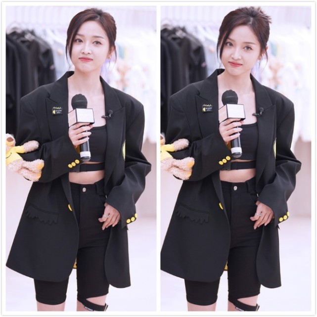 姐妹|吴宣仪穿得挺凉快的,露脐装露出小蛮腰,看上去时尚又充满魅力