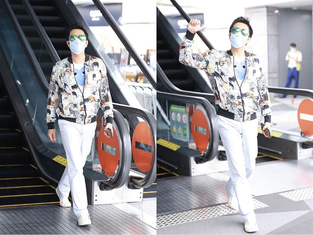 蔡国庆|谁说男人不能＂老来俏＂，蔡国庆穿花衫看着花里胡哨，可还挺个性