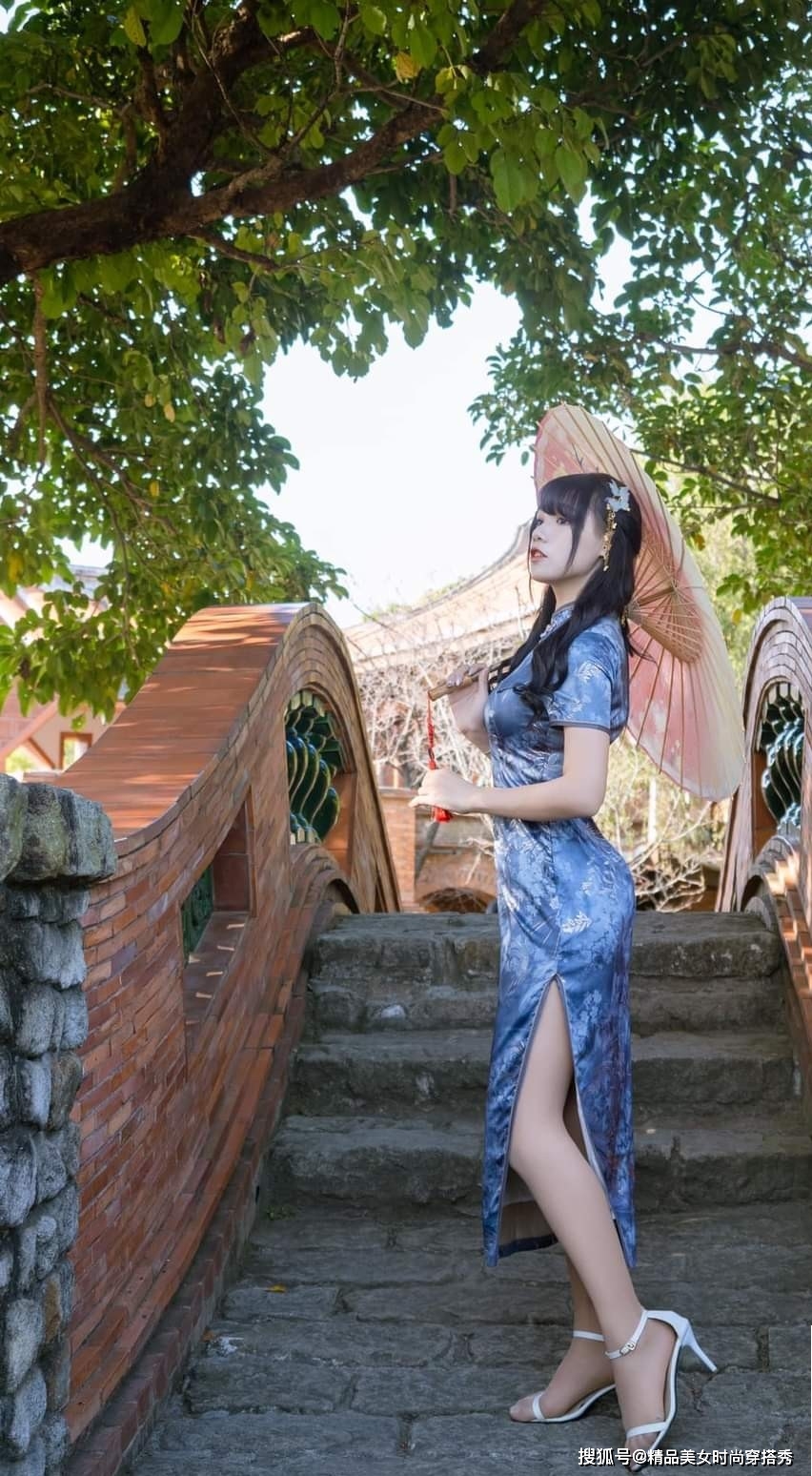 显高|国潮风的掀起，旗袍也受到很多女生的喜爱，能够展示女性的魅力