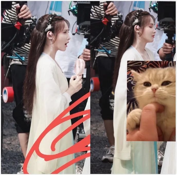 赵露思|?最新女星古装路透：热巴红赵露思红衣比美，看到鞠婧祎我沉默了