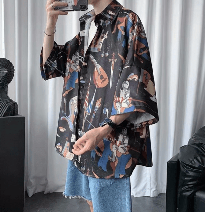 口袋|痞帅的工装风，只需要一件衬衫来搭配！