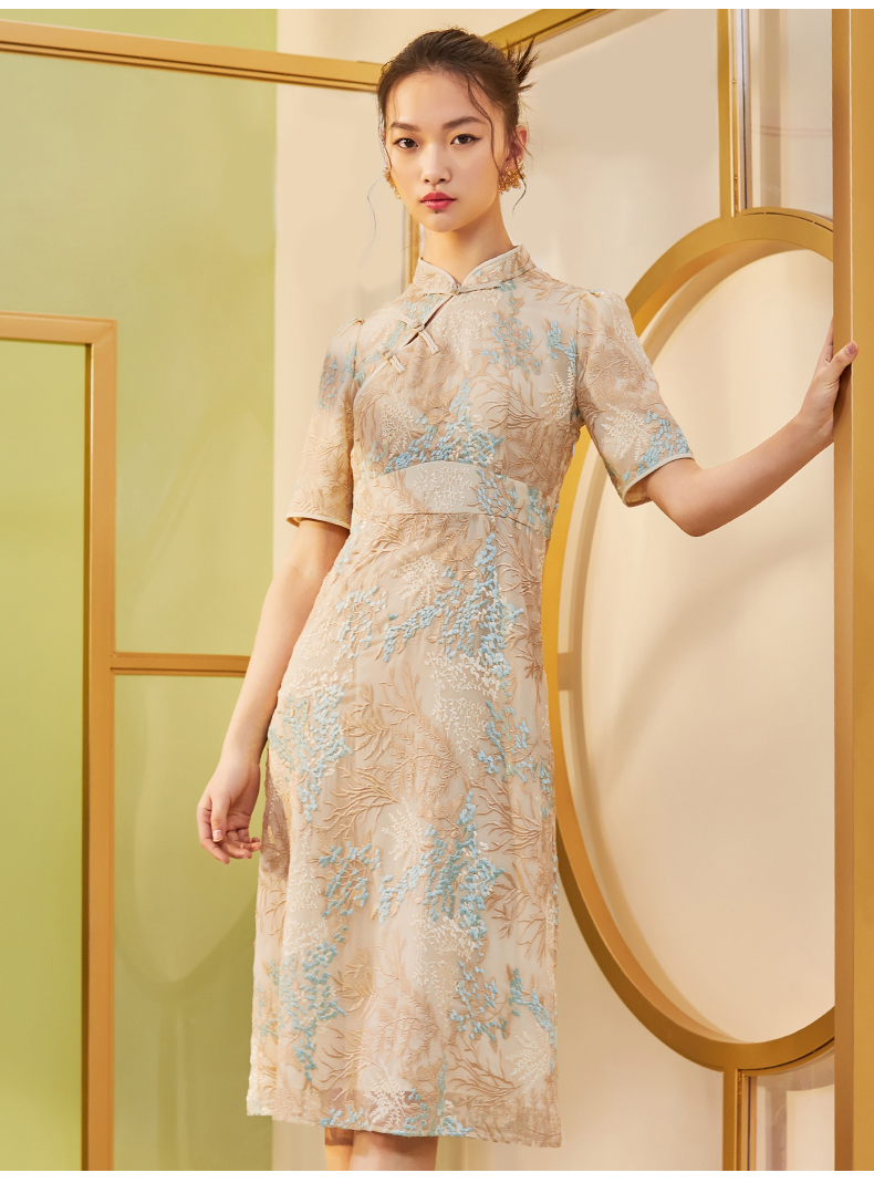 设计|婷婷长玉颈,款款小蛮腰。改良旗袍款式你值得拥有!