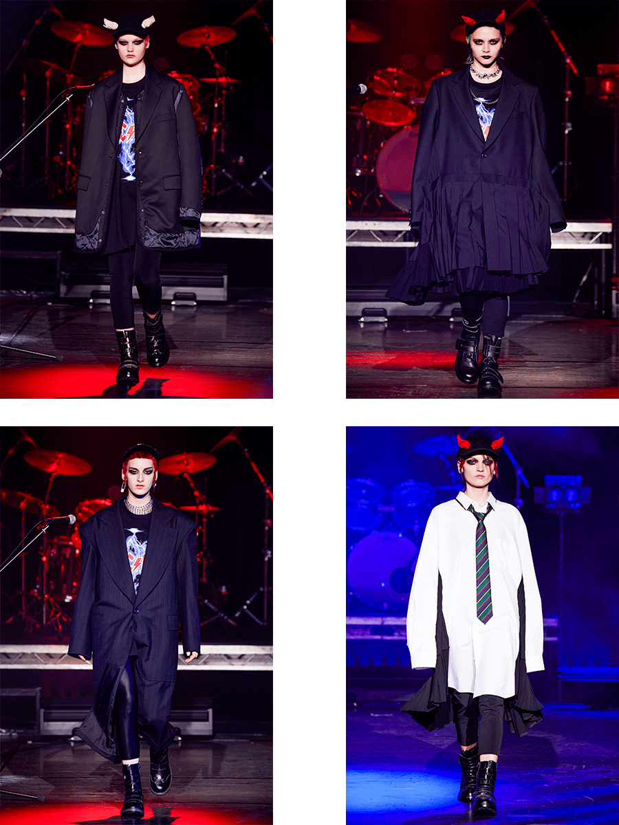 Junya|Junya Watanabe 2021秋冬，摇滚元素的加入，还营造了挑衅的潮流时尚