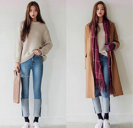 高个子|高个儿有任性的资本，上衣+烟管裤又飒又美，衬衣+半裙优雅知性