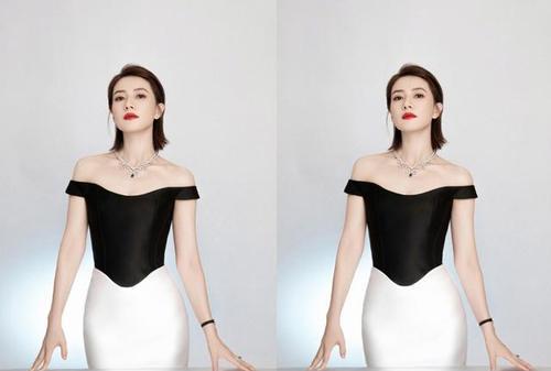 身材|高圆圆穿一字肩长裙大秀身材，就是妆容有点显老，还好气质够足