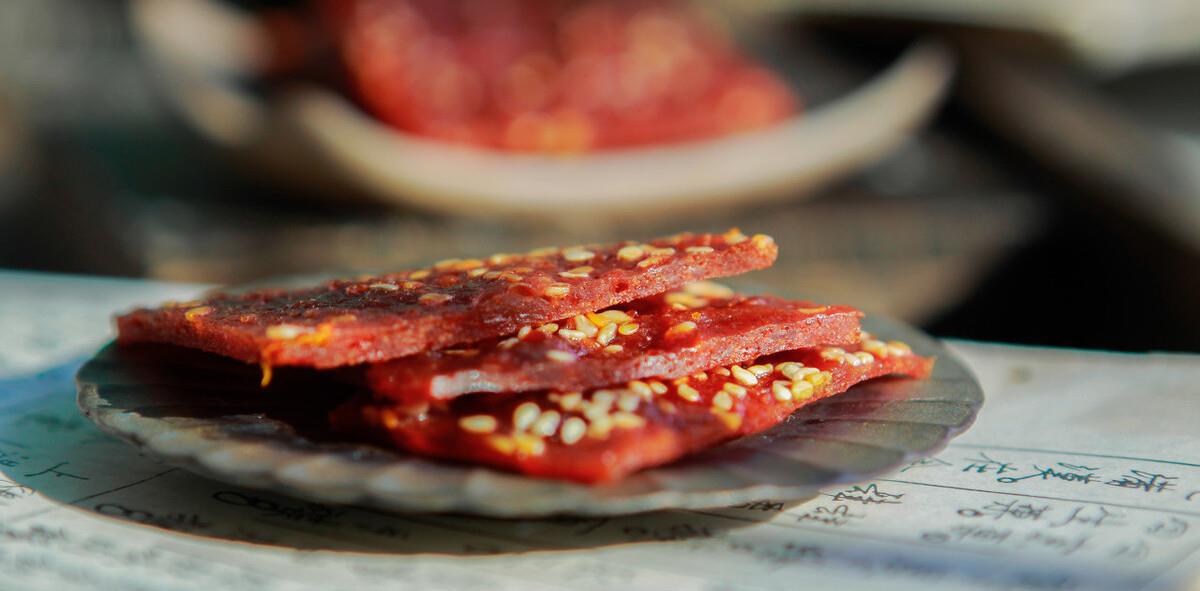 美食|追剧必备猪肉脯，没想到这么简单，不输外面买的！