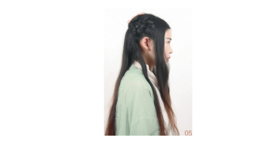 发髻|灵蛇髻：仿碧瑶造型图解