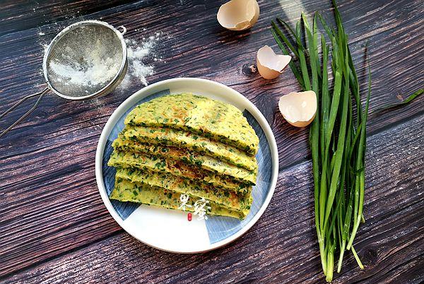 时间|一把韭菜，一碗面粉，两个鸡蛋，搅一搅，煎一煎，香喷喷