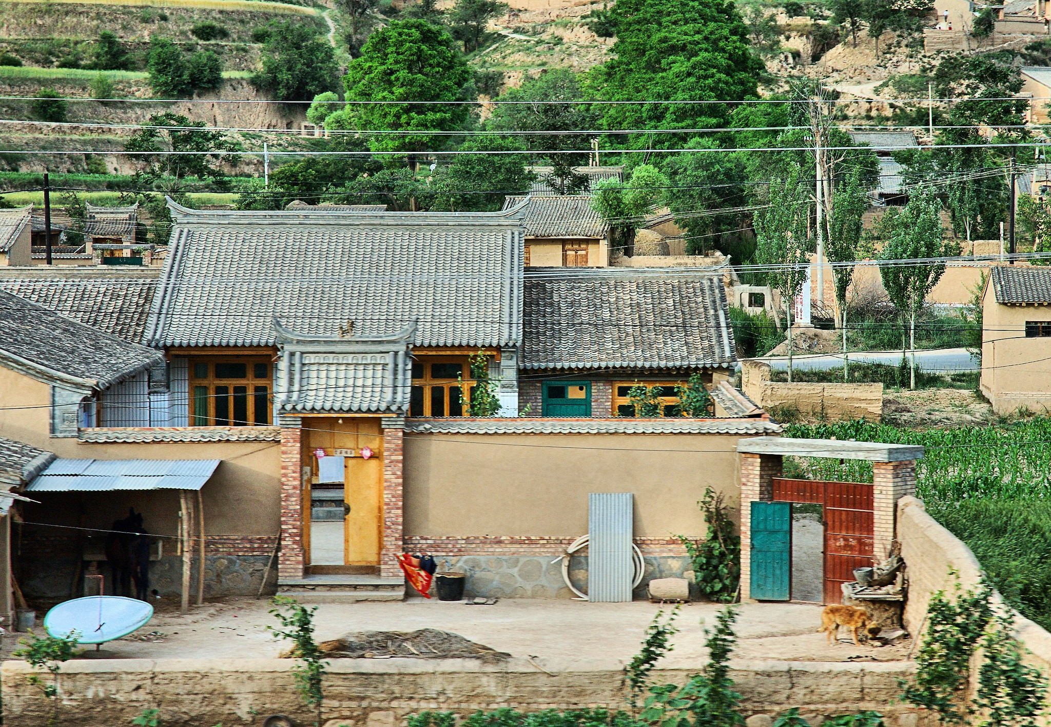 甘肃农村住的房子图片图片