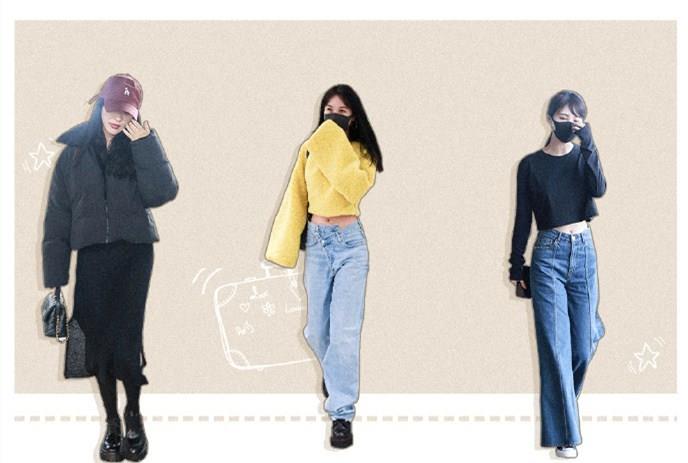 休闲风|32岁李菲儿的机场穿搭示范，36套不同风格，时髦时尚又不失少女味
