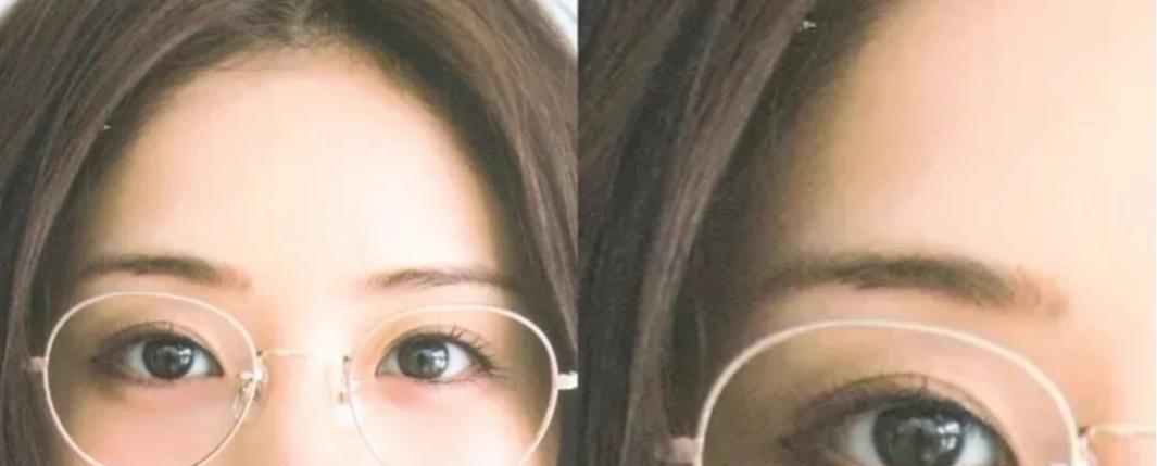 眼睛|眼镜影响颜值？不尽然吧，学会这样化妆，“四眼妹”也能变好看