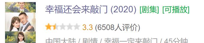 演技|2020年度十大烂剧，最高的4.4分，最低的只有2.5分