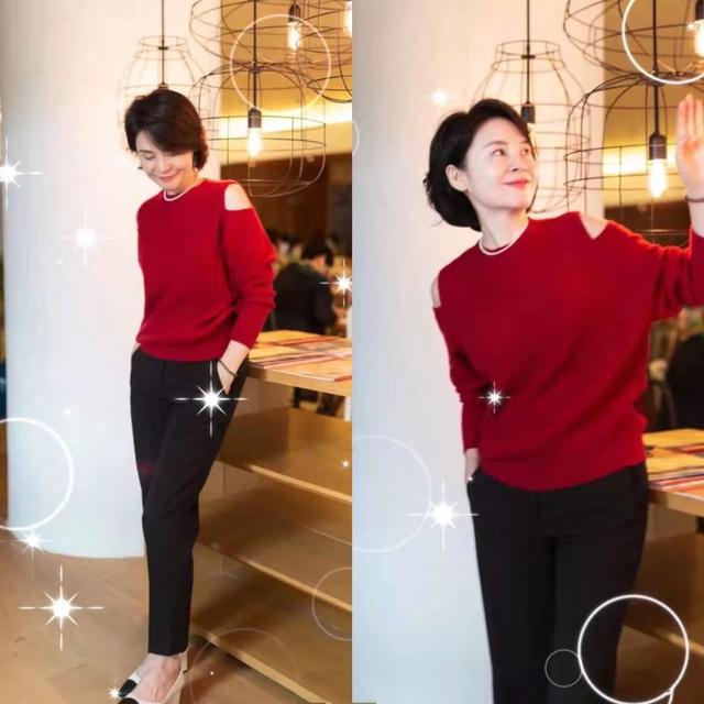 黑色|50岁女人会穿比“长相”重要，她靠穿搭提升颜值，每套都很优雅