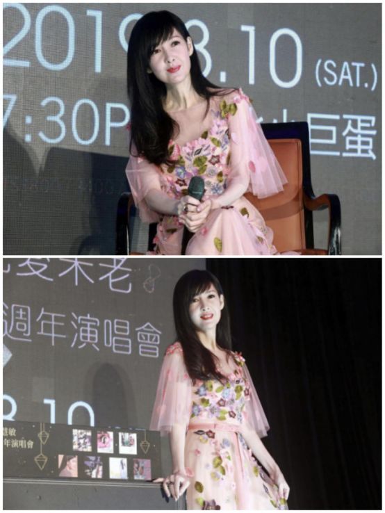 粉色|女人老了像周慧敏这样也挺好，优雅又端庄，穿粉色也依旧动人