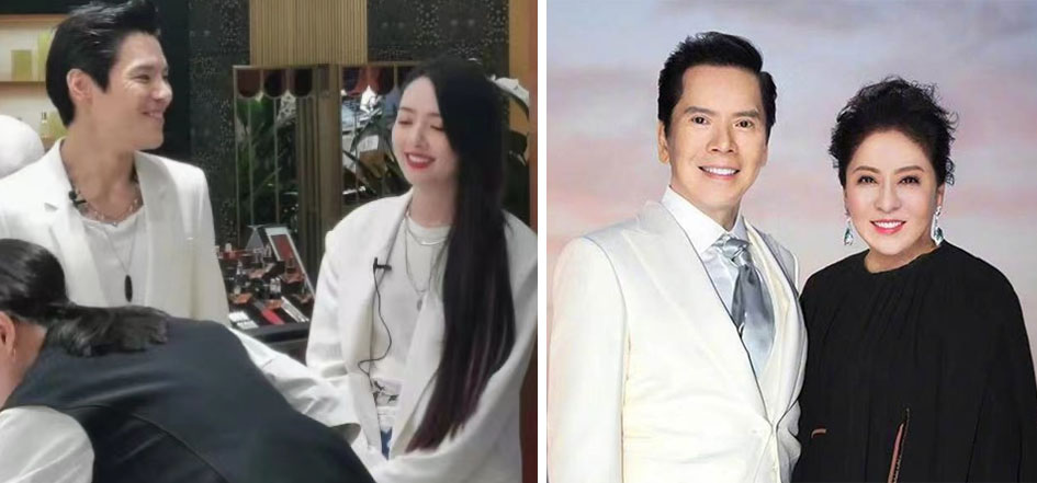 视觉|郭碧婷被向家养得真好，穿一身白脸胖了一圈，和婆婆向太越来越像