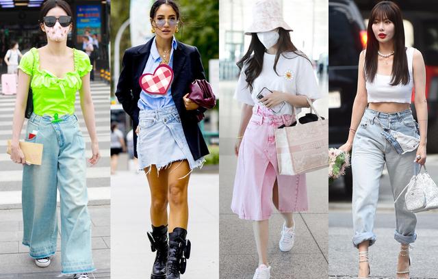 设计|对称扣不流行了，今年流行杨颖的错位穿法，个性十足还能吸睛