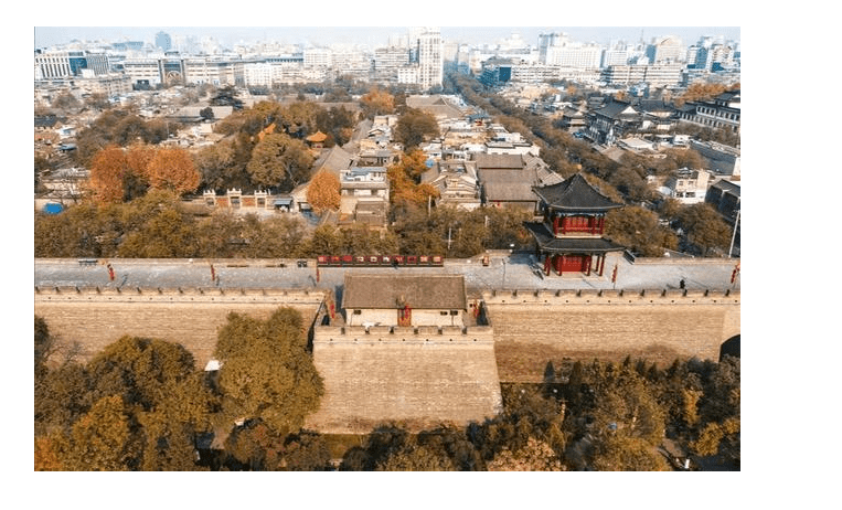 摄在西安：西安古城墙与大、小雁塔