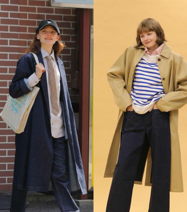 细节|研究了所有的裤子之后，我发现“风衣”还是最配阔腿裤，高级显瘦