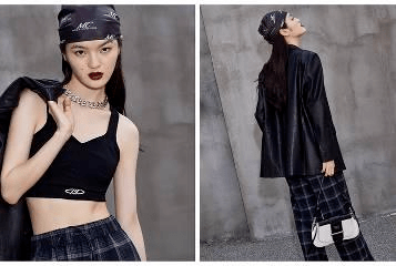 廓形|大幂幂穿搭课堂 PU单品的完美出街教程