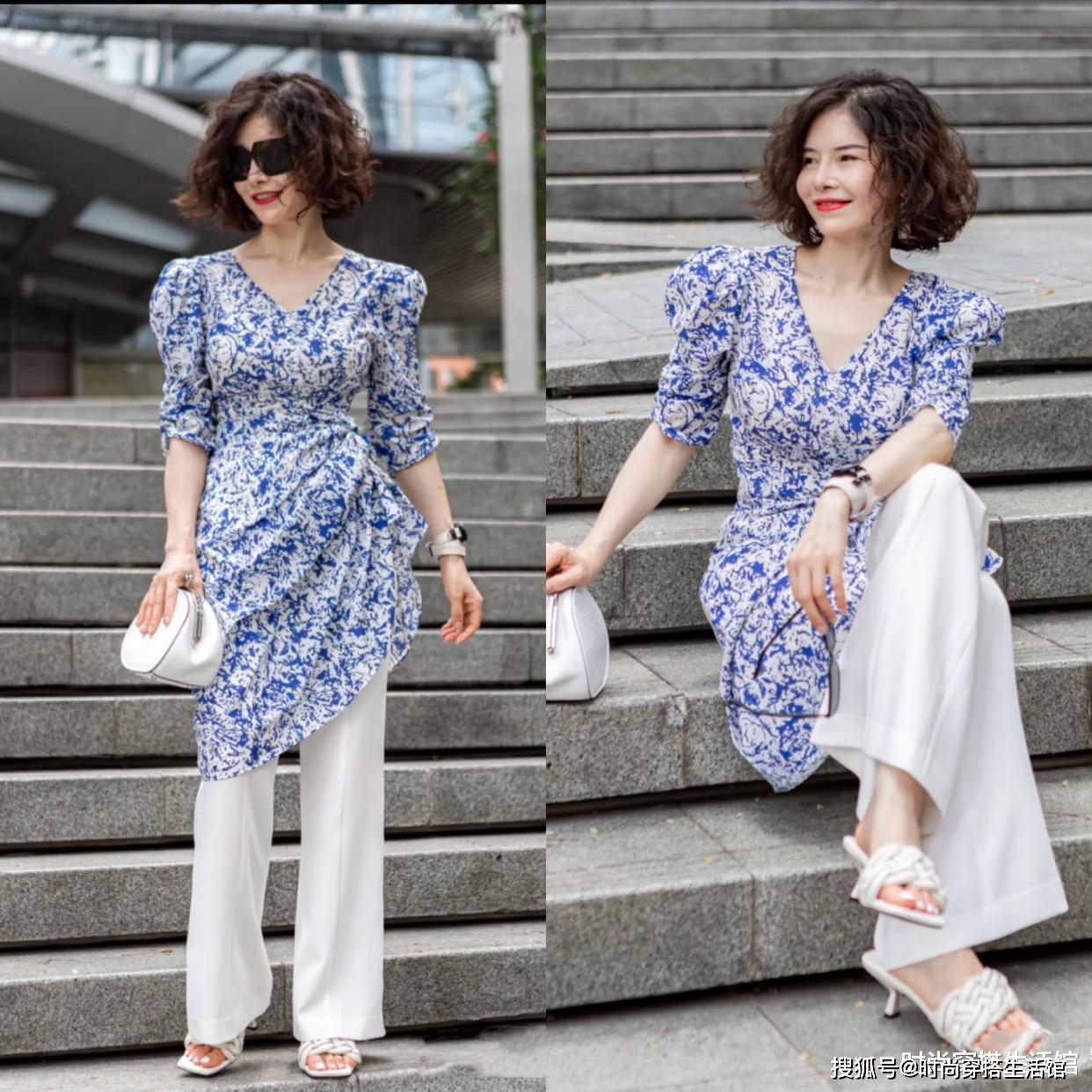 颜色|会穿的女人不显老！跟着这位50+学穿搭，普通衣服也能穿出高级感