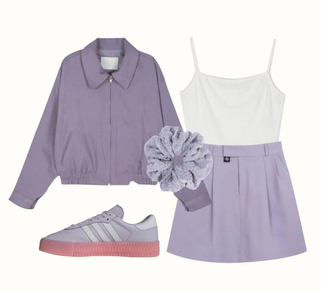 带着|别再穿一身黑了！这10套早秋穿搭让你美极了