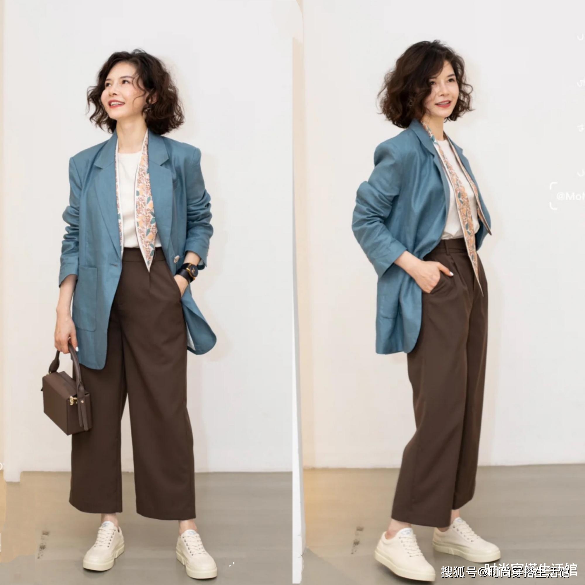 颜色|会穿的女人不显老！跟着这位50+学穿搭，普通衣服也能穿出高级感
