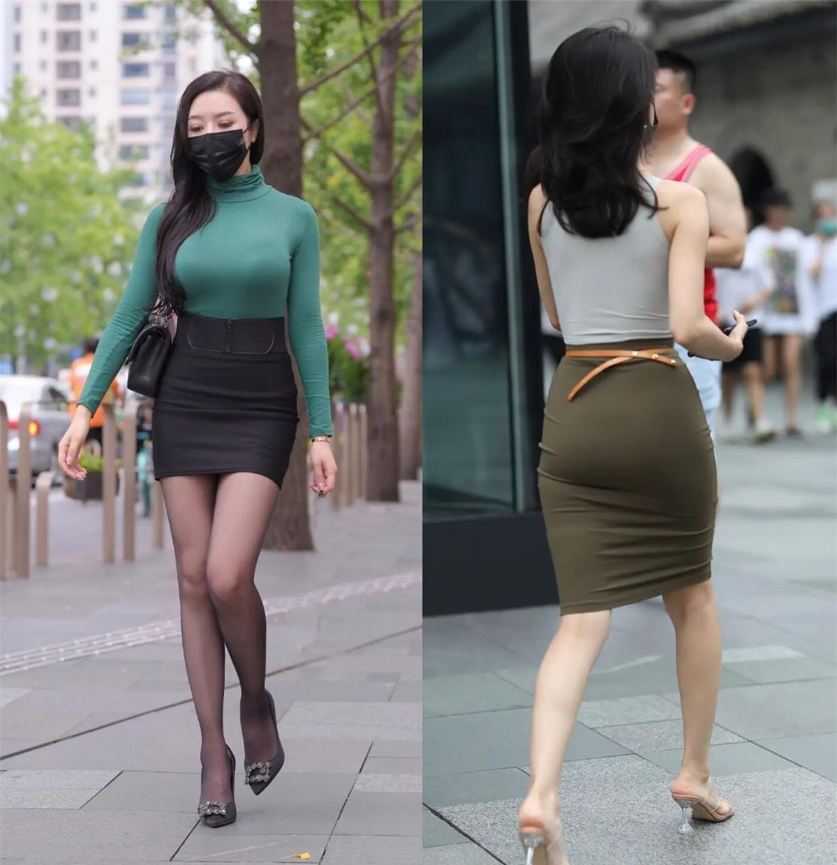 高跟鞋|半身裙如何配上衣？“3款”之中任你挑选，时髦优雅又不做作！