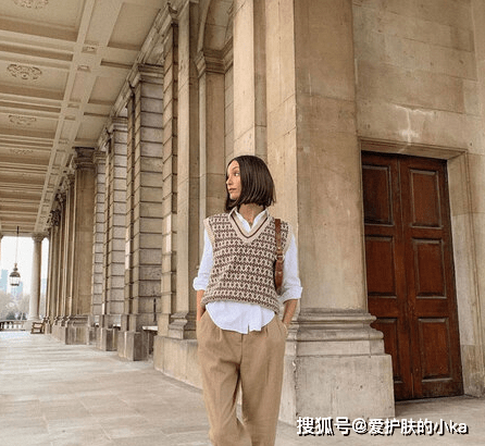 大部分|卫衣失宠了？2021秋冬流行穿“针织马甲”，单穿叠穿都美炸！