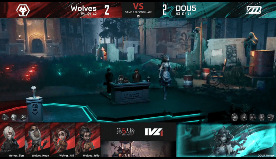 密码机|第五人格2021IVL夏季赛总决赛 DOU5 vs Wolves 第五局