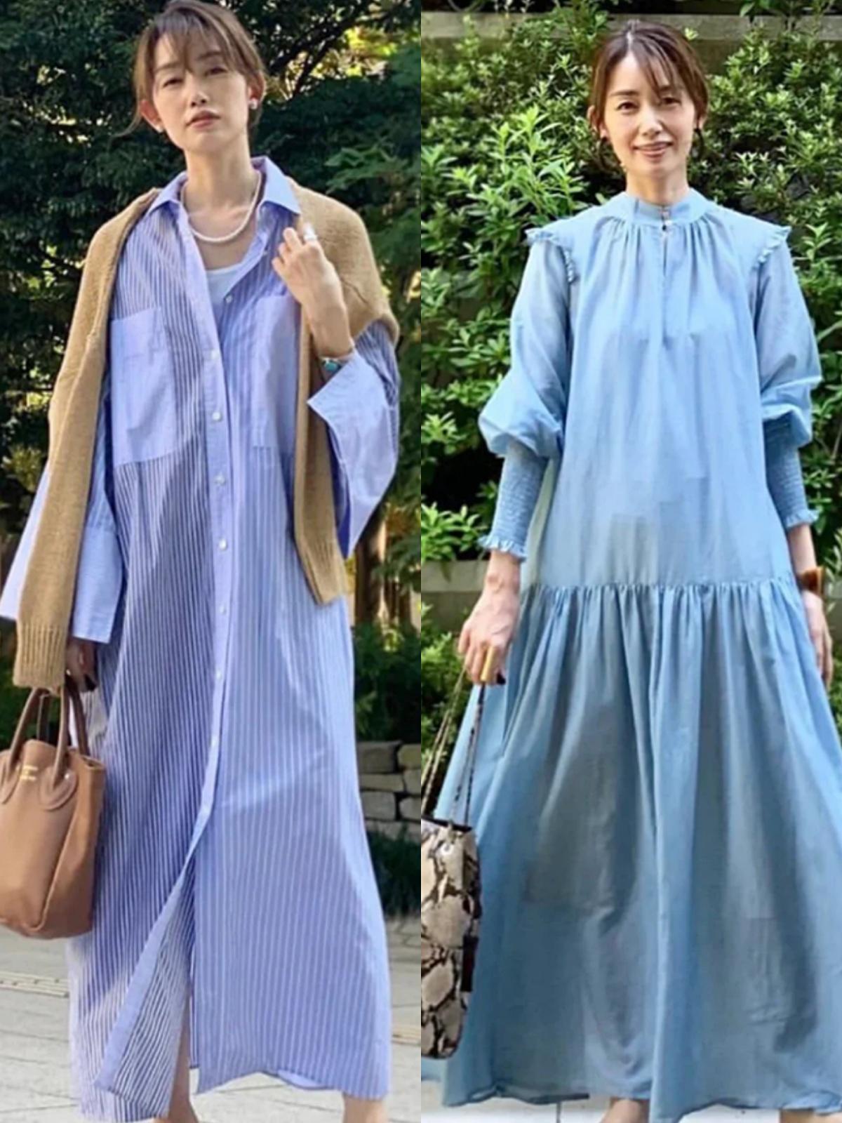 长袖|入秋后50岁女人别穿得太老气，学日本主妇这样搭，舒适又有女人味