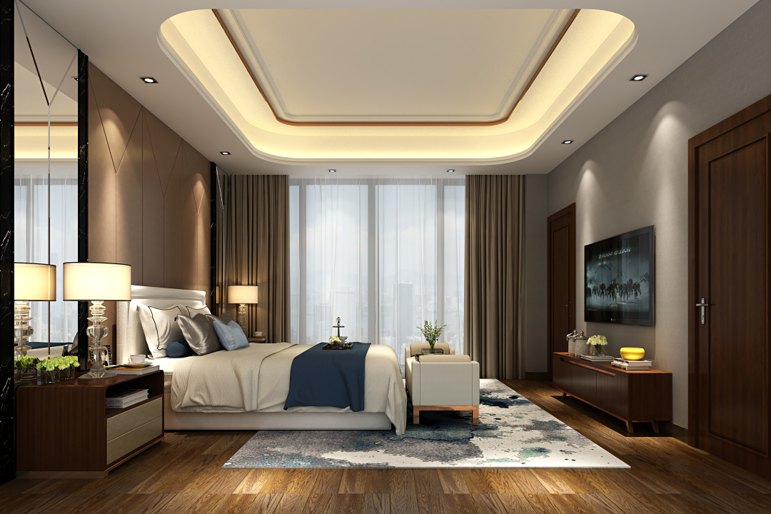 丰富生活品质人生——珠海中信红树湾别墅装修案例|760平方现代轻奢风格