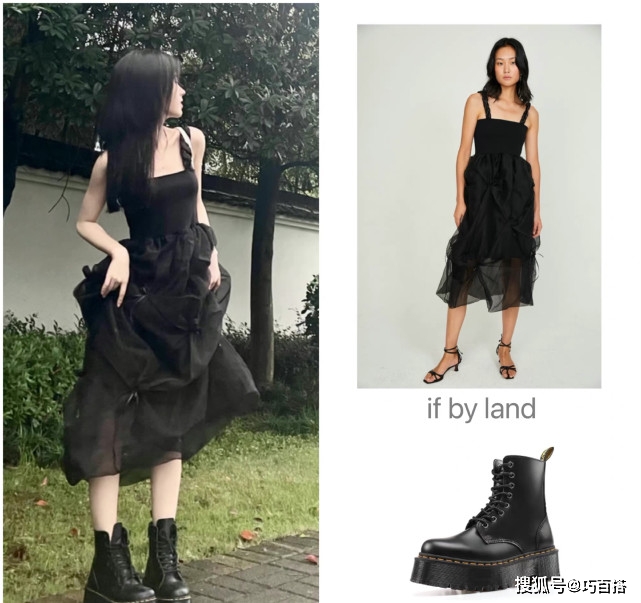 设计|鞠婧祎这也太会穿了，黑色贝雷帽+短开衫，显高又气质
