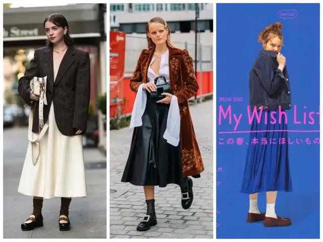 袜子|乐福鞋有新搭法啦！快来时髦告别老寒腿