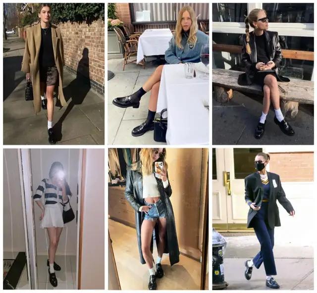 袜子|乐福鞋有新搭法啦！快来时髦告别老寒腿