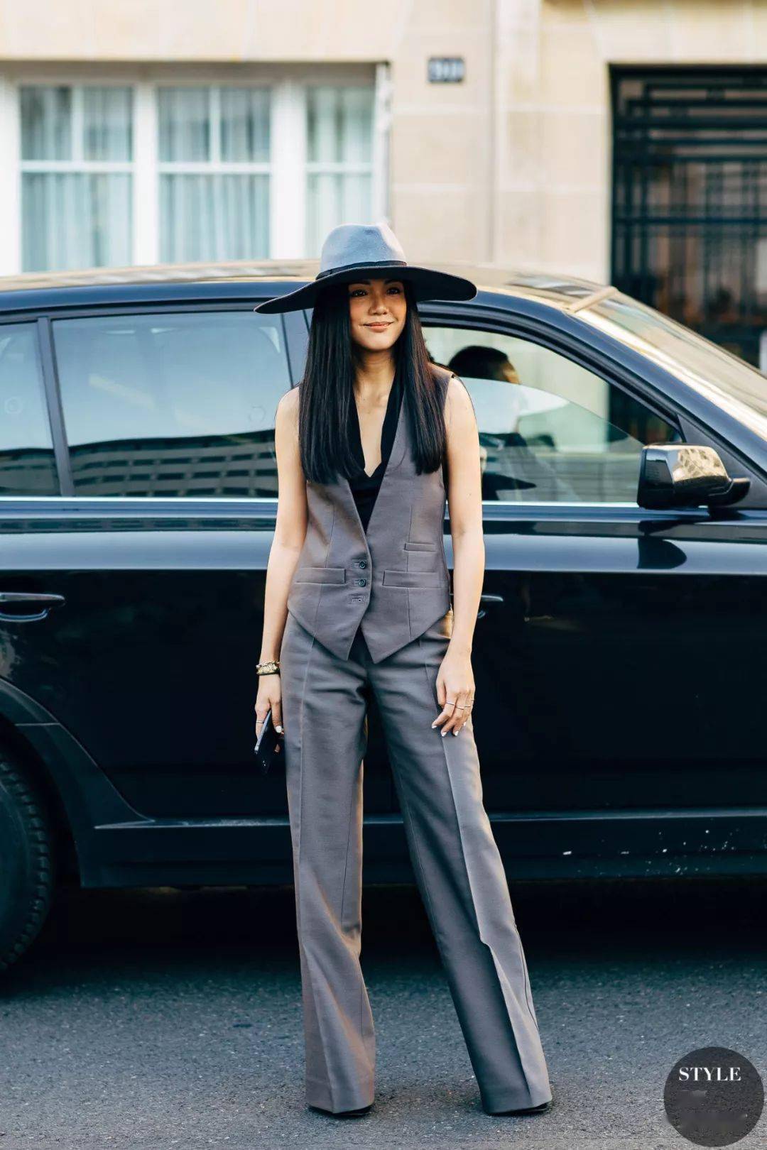 马甲|马甲西装三件套 当下最火同色系搭配