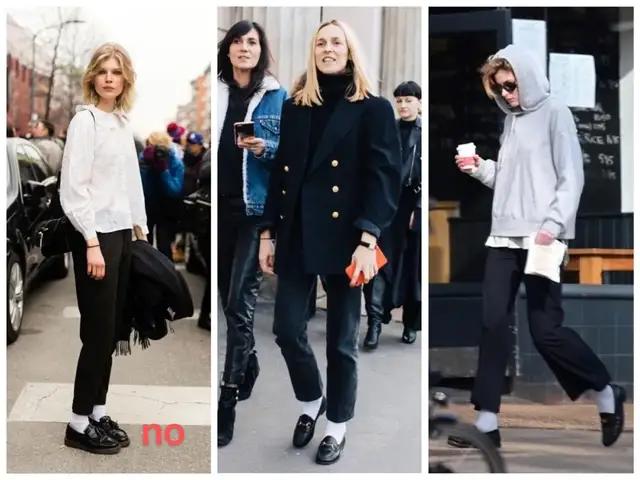 袜子|乐福鞋有新搭法啦！快来时髦告别老寒腿