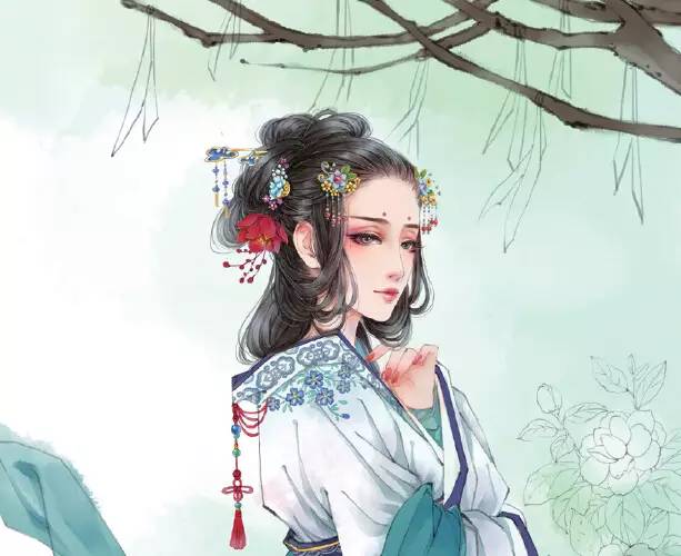 古风|古风手绘插画技法入门插画教程（二）