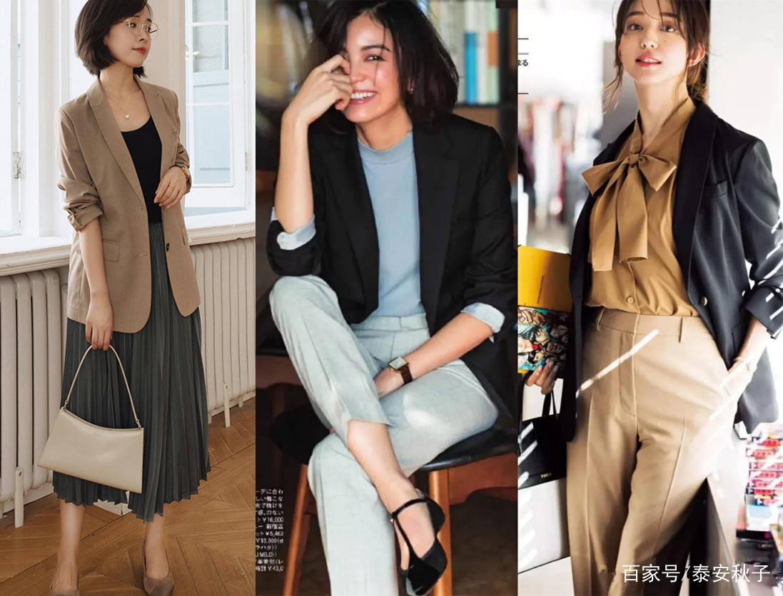 左图|40岁+女人的秋日穿搭：时髦又显高级！