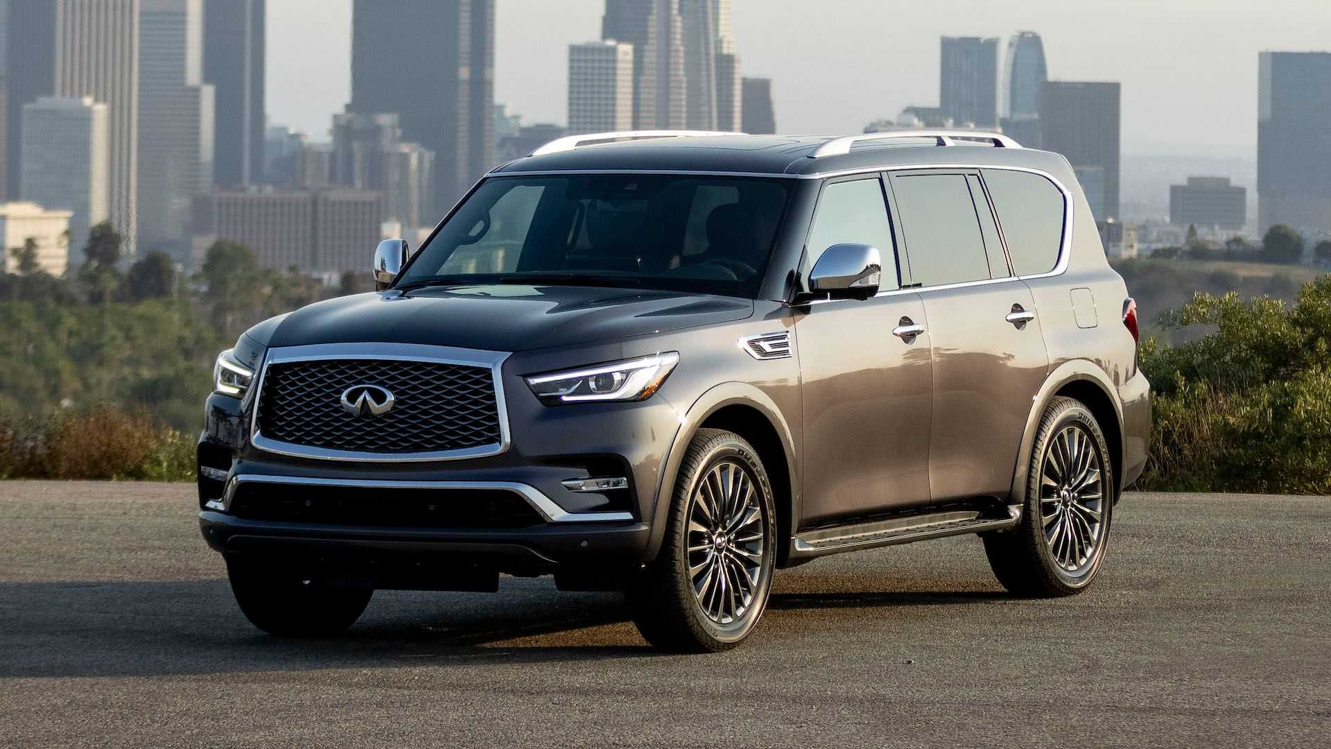 2022款英菲尼迪qx80 luxe是入门车型,起价为71,995 美元(约465万元)