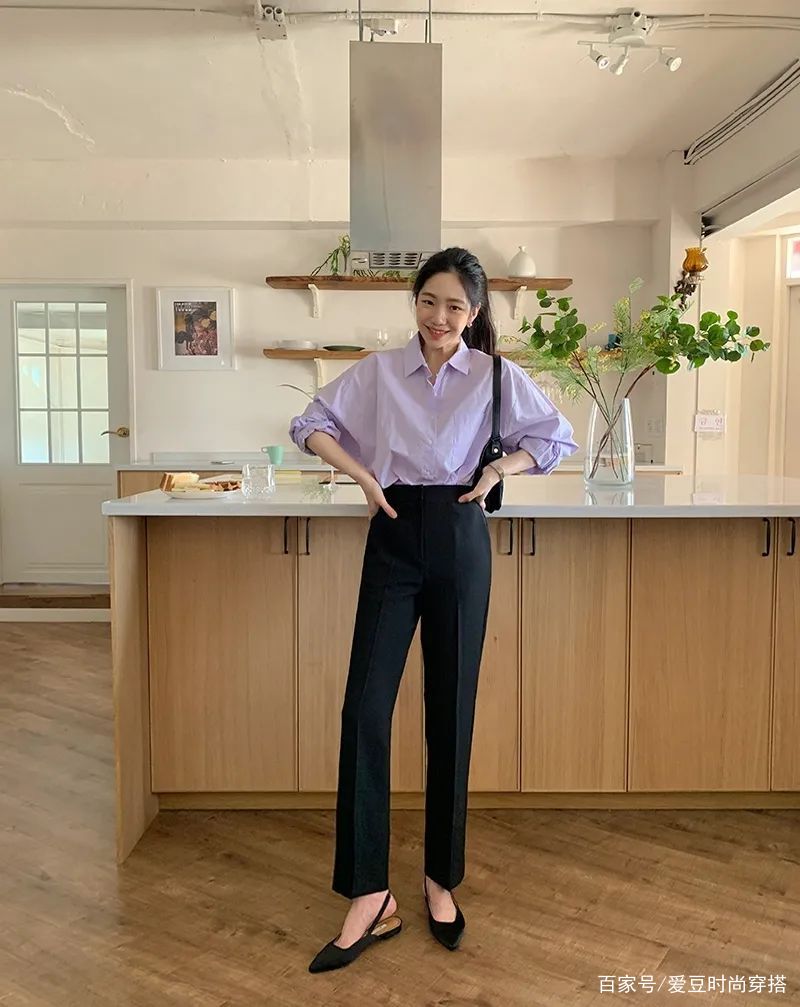 西装|针织衫+奶奶裤，牛仔外套+奶奶裤，今秋流行这么穿