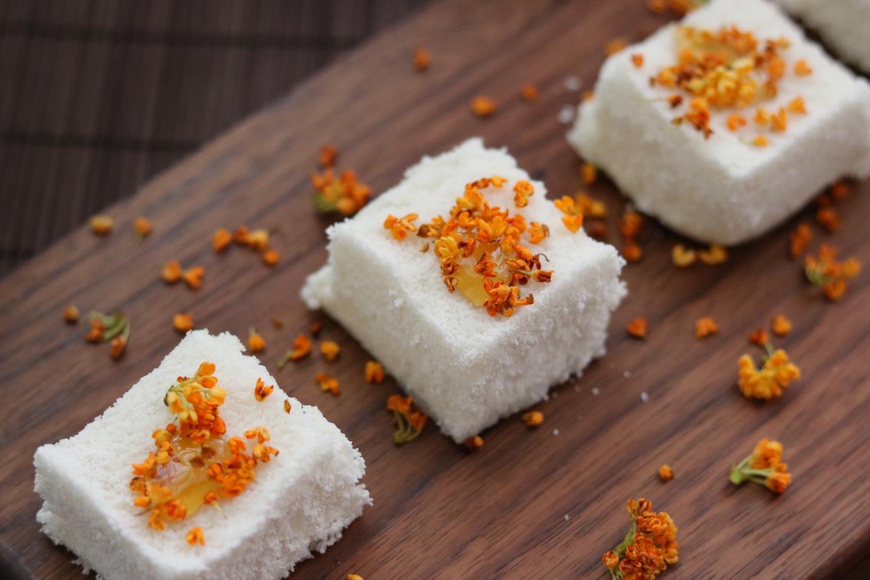 自制桂花糕 清甜软糯 做法简单 味道比买的还好吃 模具