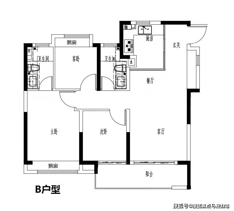 壹府澜庭房型图图片