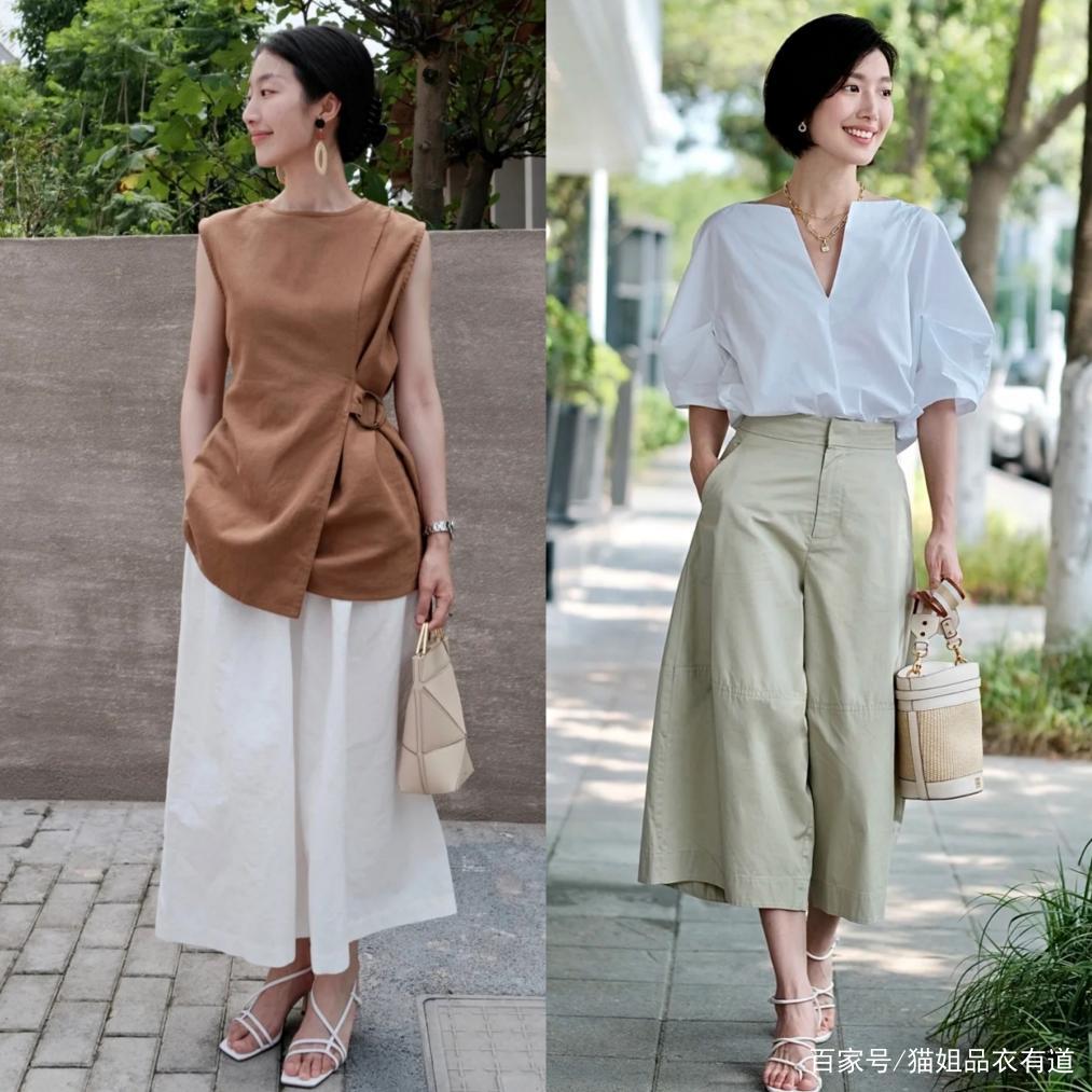 风情|初秋流行这样一组穿搭：“衬衫+阔腿裤”，简单高级还不挑人