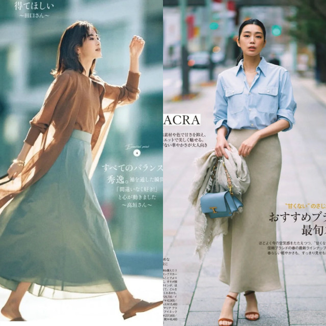 长度|“半身长裙＋低跟鞋”，小个子这么穿，显高优雅，遇见更美的自己