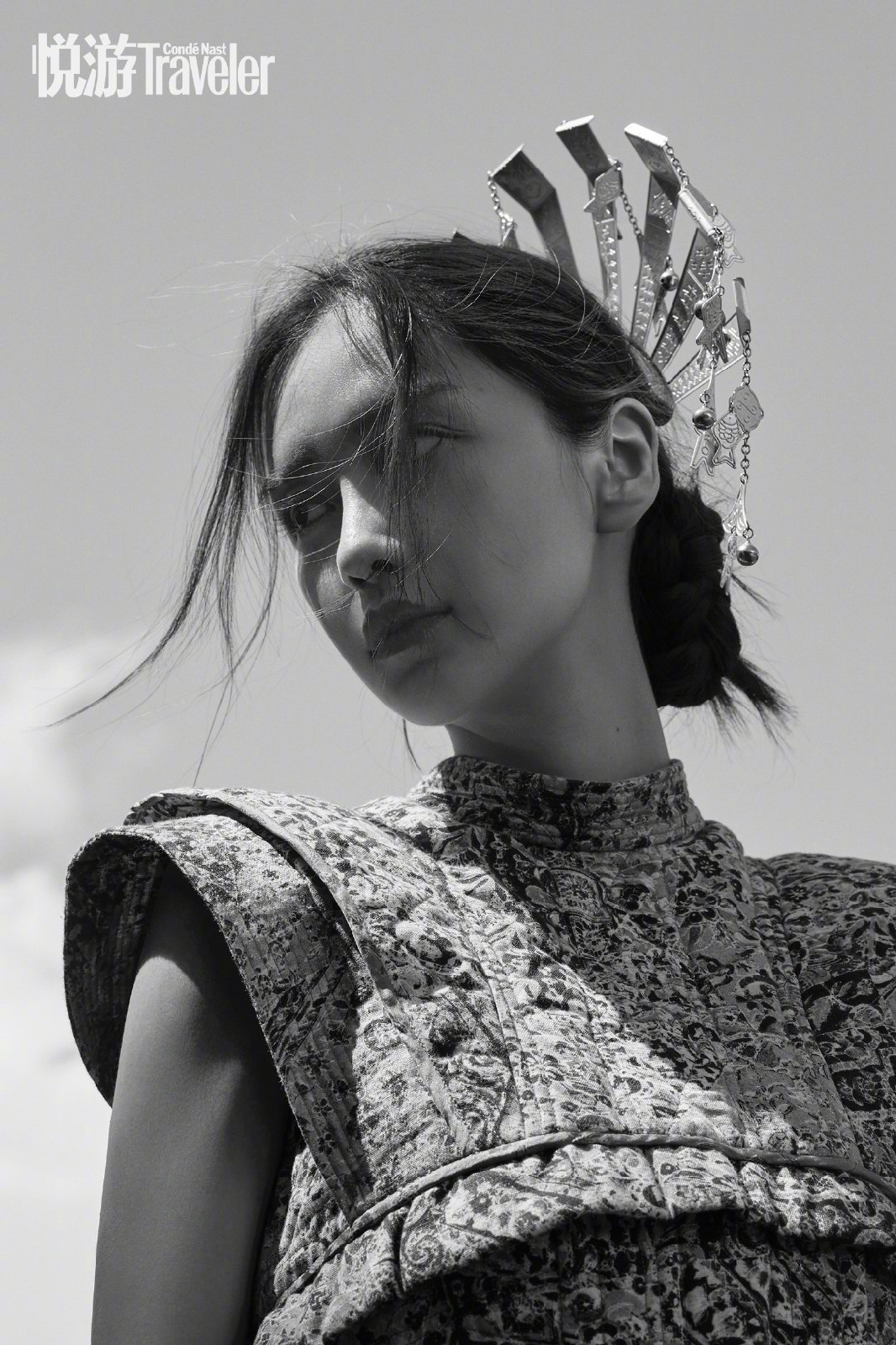 杨颖|31岁杨颖放大招，民族风造型拍大片，这次真被她美到了