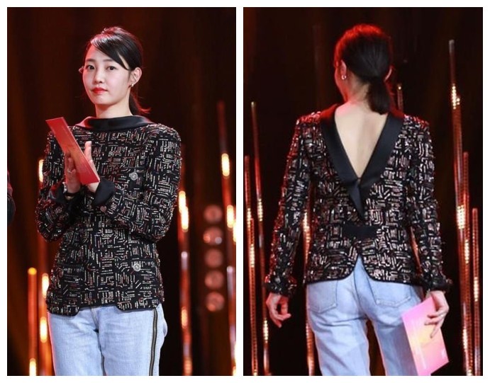 显得|白百何真会博眼球!“反穿”西装走红毯,看似奇怪,却意外时尚