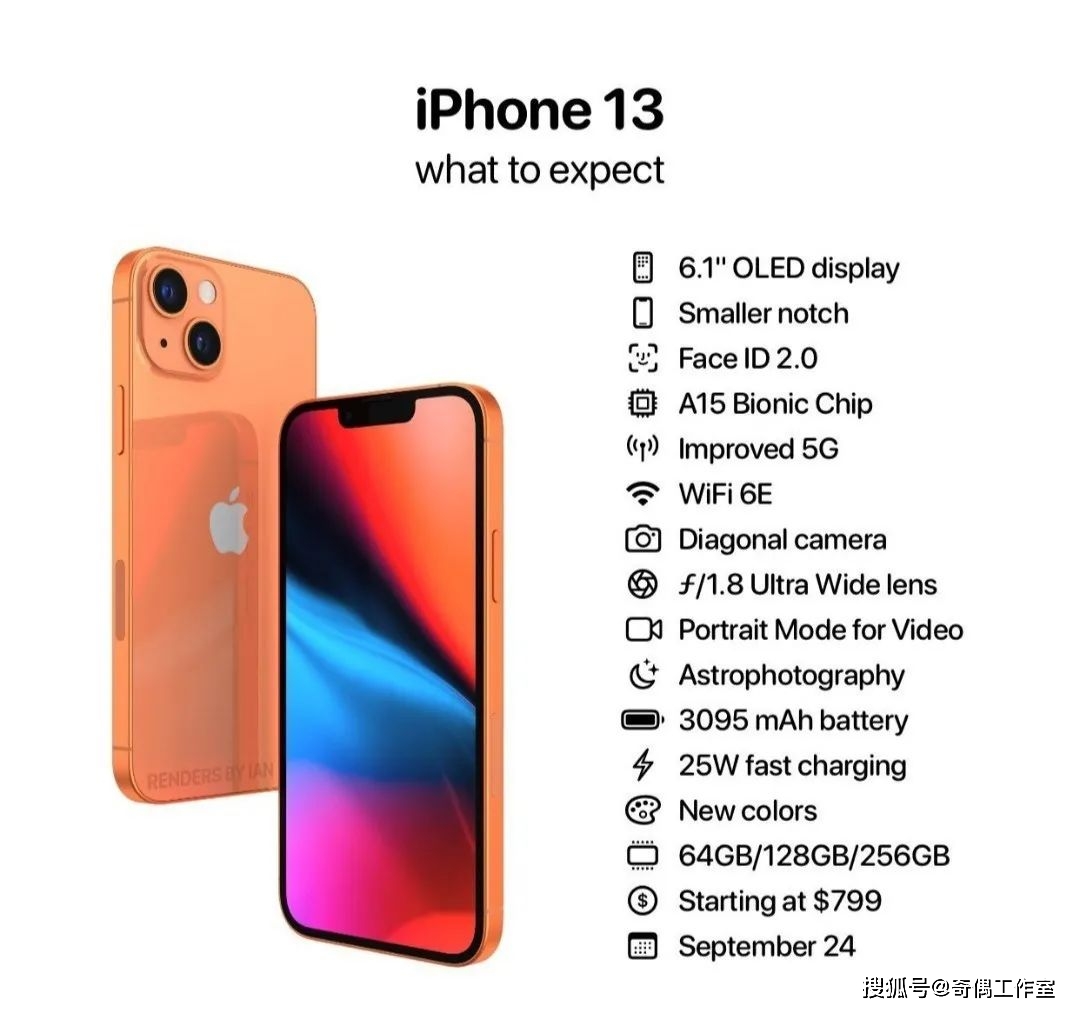 苹果|iPhone 13官宣下周发布：粉色、高刷屏、刘海缩小